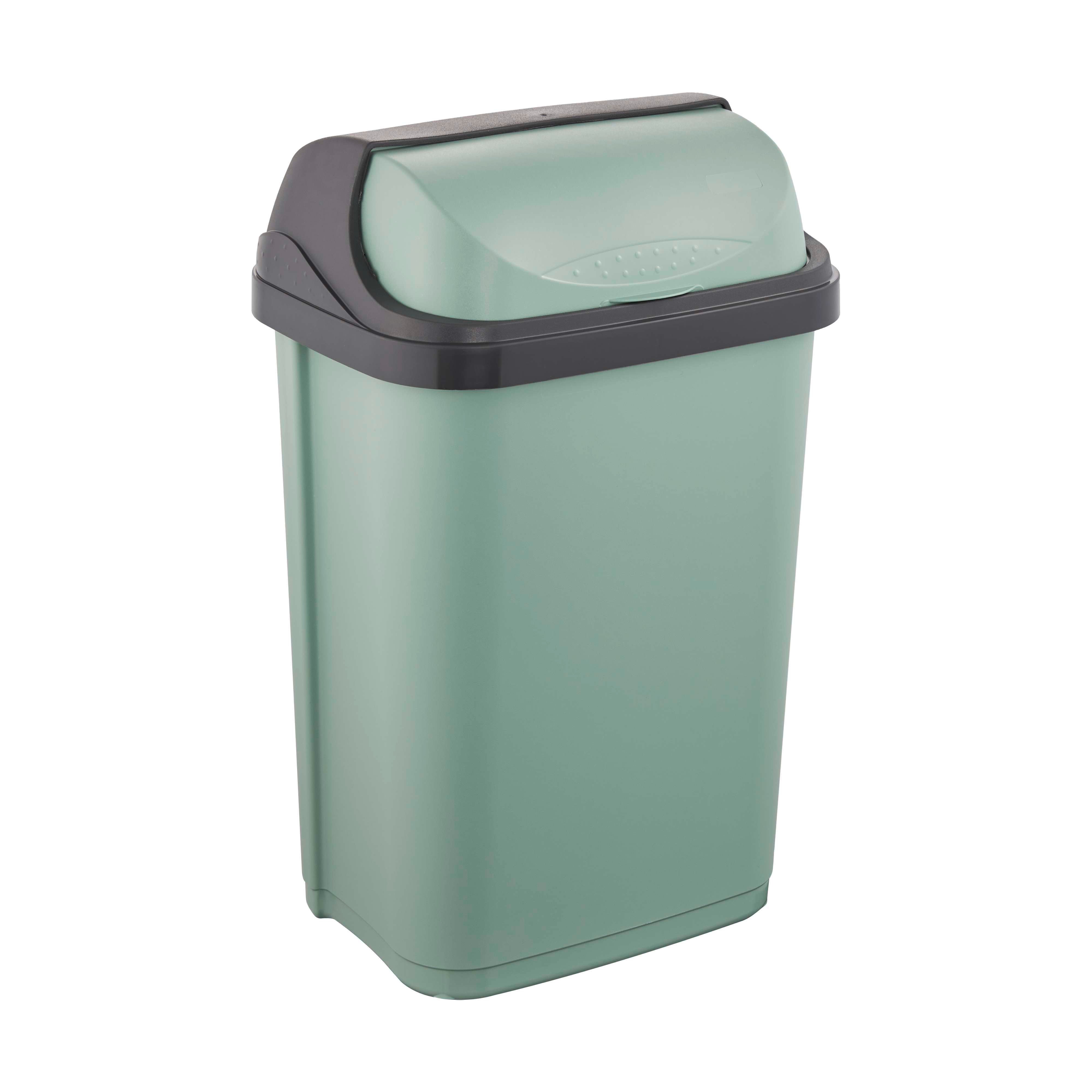 Kosz na śmieci z odchylaną pokrywą Keeeper Rasmus 25 l Nordic green 1 szt.