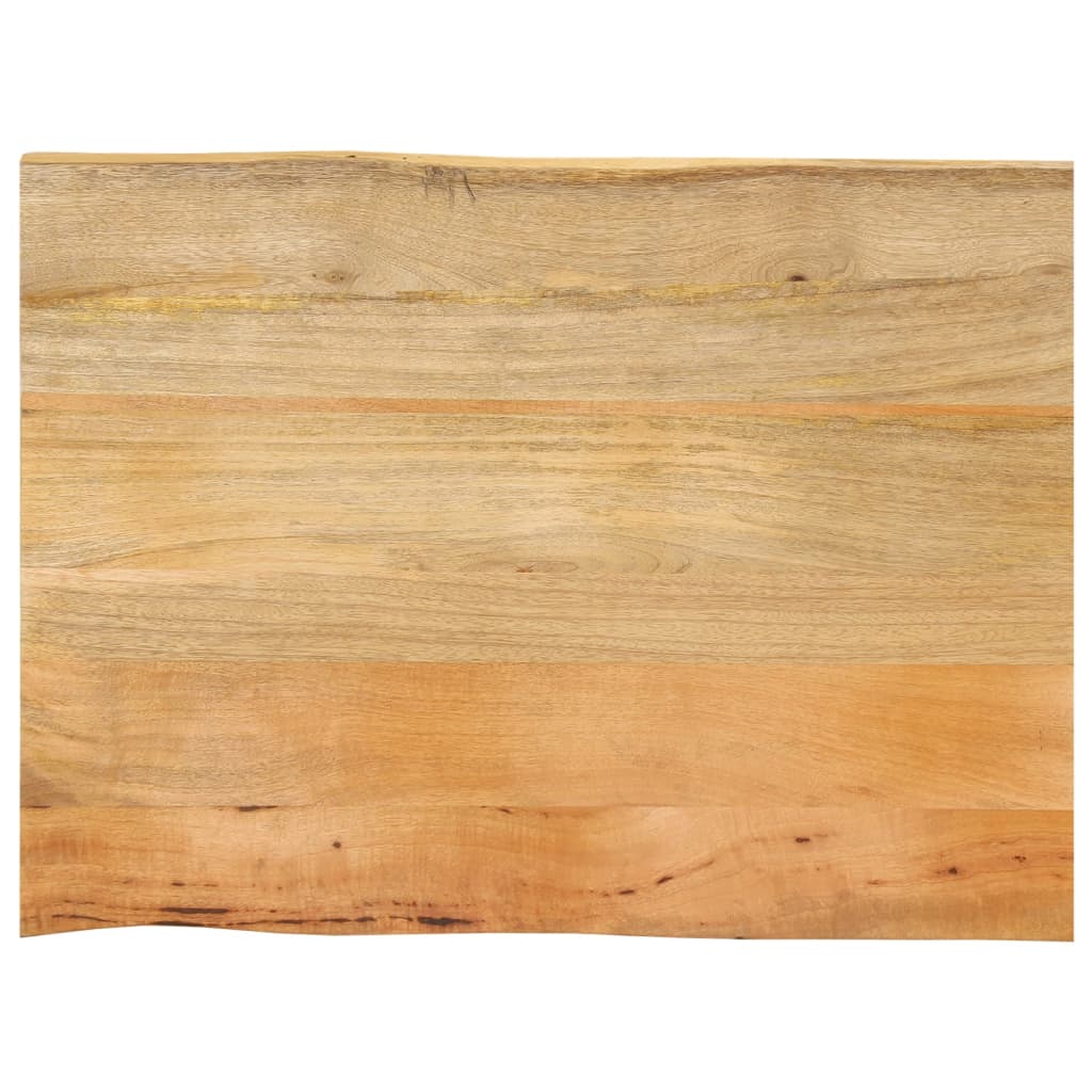 Tablero De Madera De Fresno Natural 60x60 Cm - Borde Vivo, 4 Cm Grosor, Para Mesas O Proyectos DIY