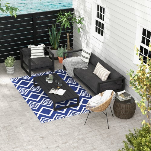 Woajnqo Patio Chair Sdraio Da Esterno WOAJNQO - Poltrona Lounge Pieghevole Per Patio, Colore