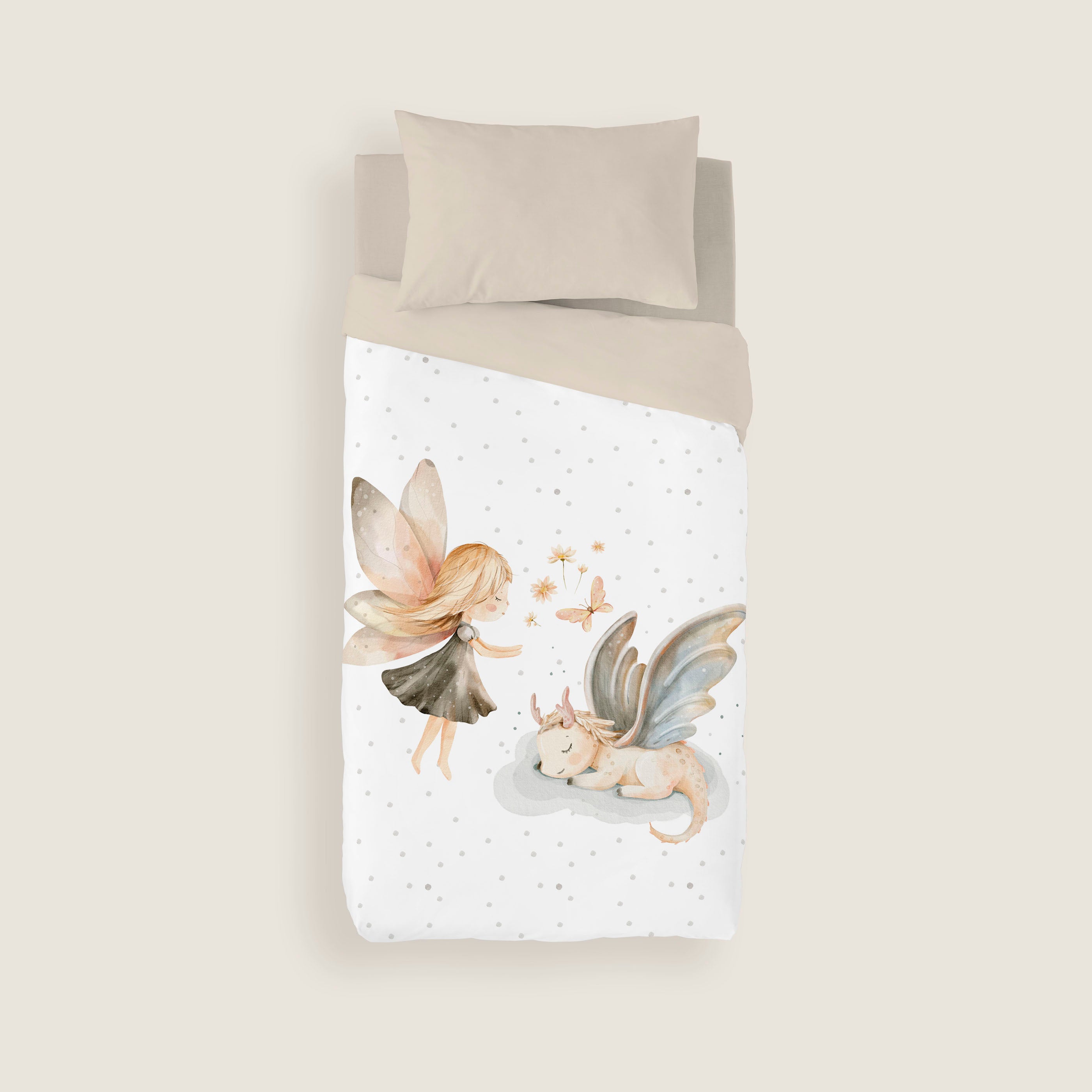 NATURALS - Capa de Edredão Estampada Cama 105 - Infantil - Algodão Extra Macio - Inclui 1 ou 2 Fronhas - Fabricado em Espanha - ELIA - 3