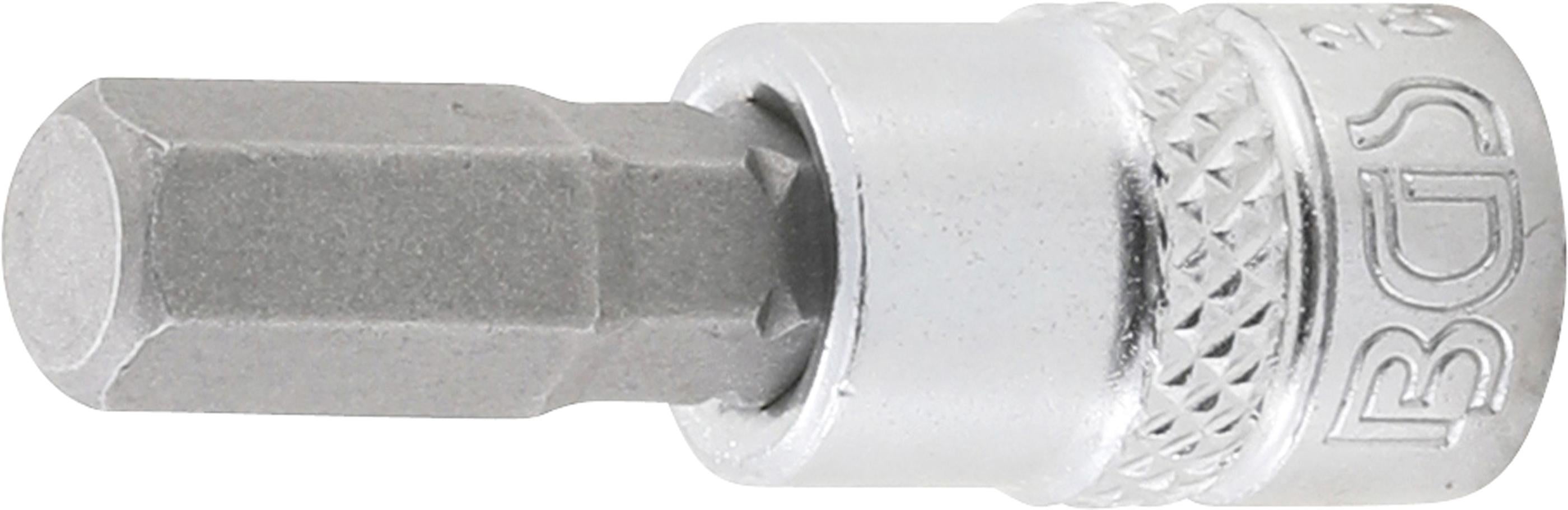 BGS Bit do wkrętarki, napęd kwadratowy wewnętrzny 6,3 mm (1/4") sześciokątny wewnętrzny 9/32" - 2746