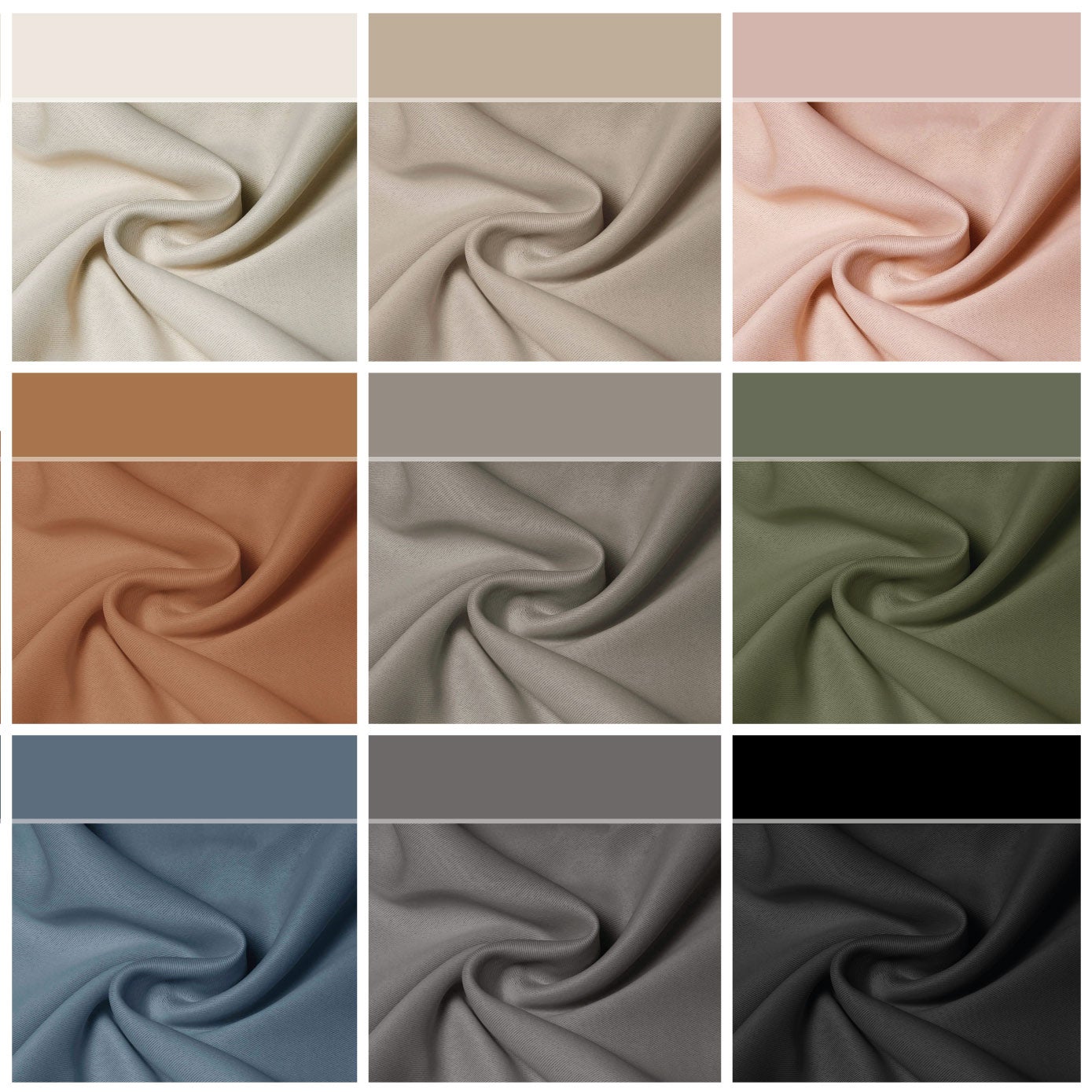 Rideau Obscurcissant uni à galon fronceur - 140x270cm - Sable - HOOMstyle - 6