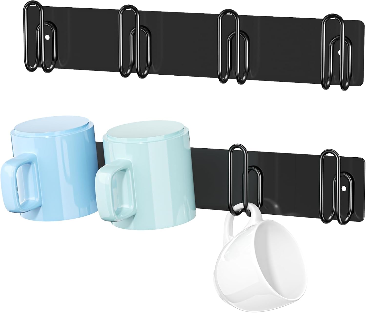 Portabicchieri da parete, portabicchieri da caffè nero, mensola in metallo per la cucina, moderno porta caffè e tè, portabicchieri sospeso per la c | Leroy Merlin