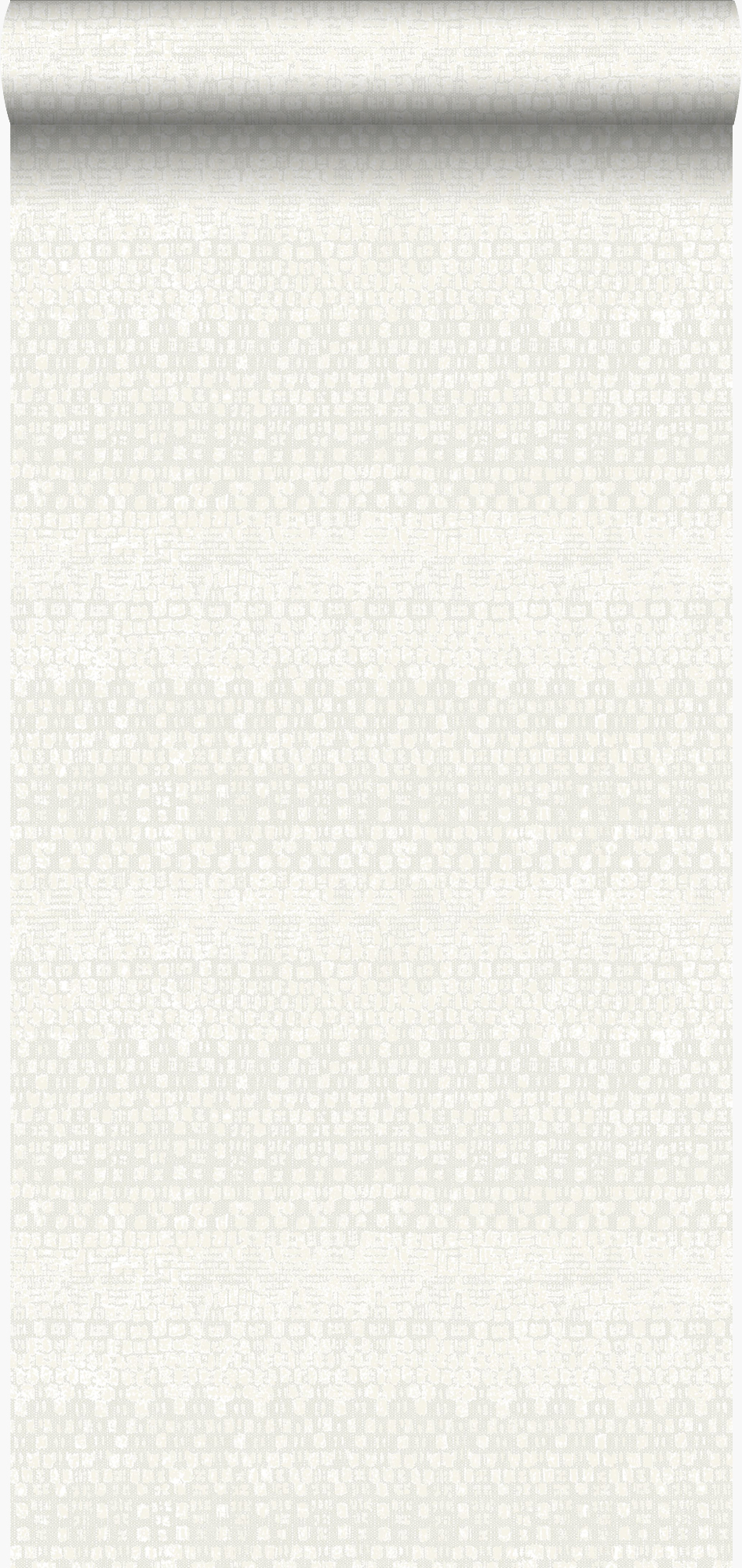 Papel pintado textura de piel de animal blanco - 53 cm x 10.05 m - origin wallcoverings