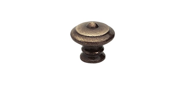 Tirador para mueble Zamak rústico oro viejo Al. 30 x An. 30 x P. 27 mm