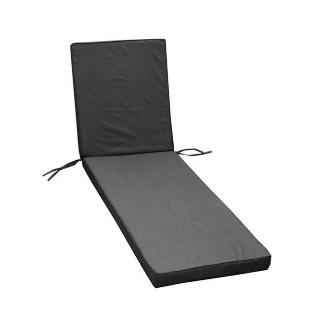 JARDIN PRIVE Coussin bain de soleil MONTE CARLO - 185 x 55 x 6 cm - Gris ardoise