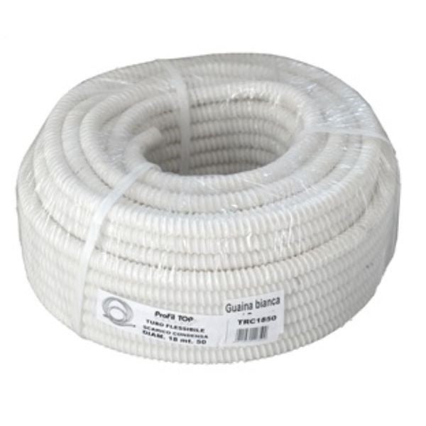 Rouleau de tube flexible pour condensat Ø16 mm en 30ml - blanc