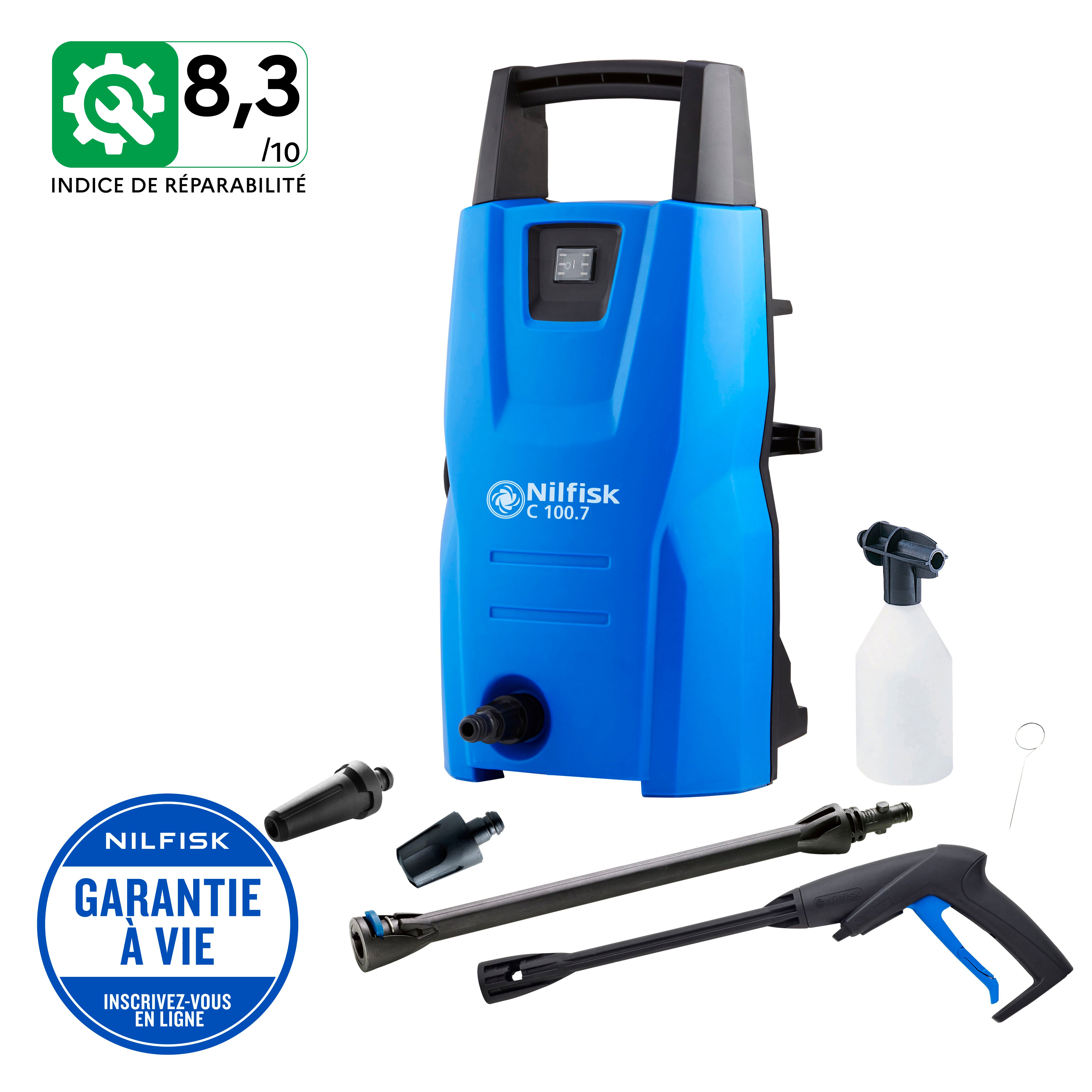 Nilfisk C 100.75 Nettoyeur Haute Pression 100 bar, 1300 W Compact — free download