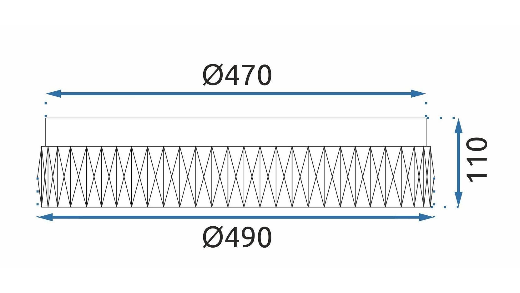 Lampa Sufitowa Kryształowa Toolight App1721-C Złoty 50Cm - 8