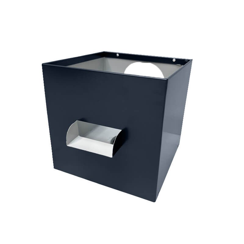 Kit évacuation eaux pluviales aluminium 60×80 mm – boîte à eau + deux descentes 3 m – fixation incluse – maison avec étage – anthracite - 3