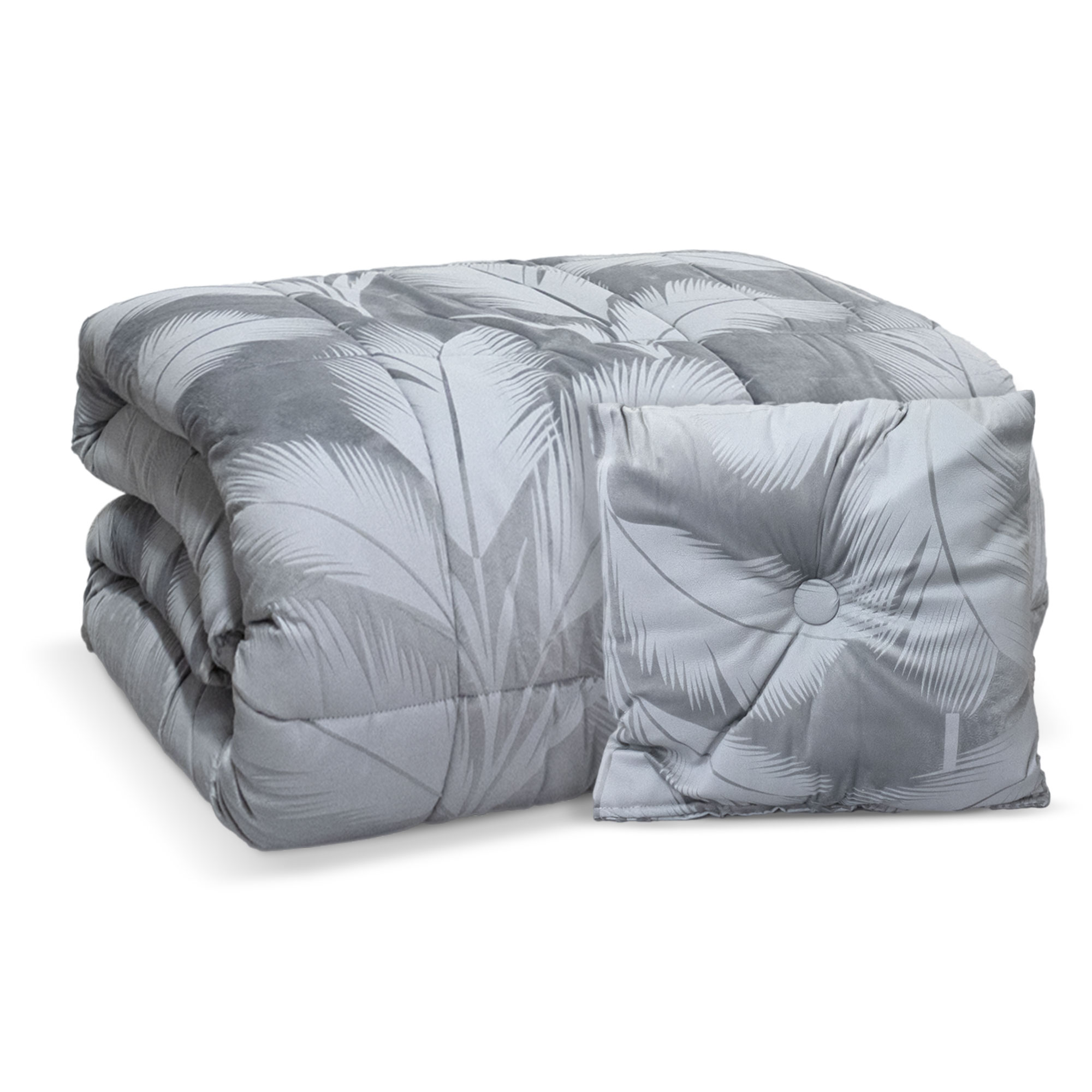 Set Copripiumino King Size In Velluto Morbido - 3 Pezzi, Bianco, 230x220 Cm, Lusso E Comfort