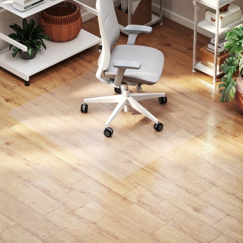 Tapis De Chaise Transparent Pour Tapis - Protection De Sol En Plastique