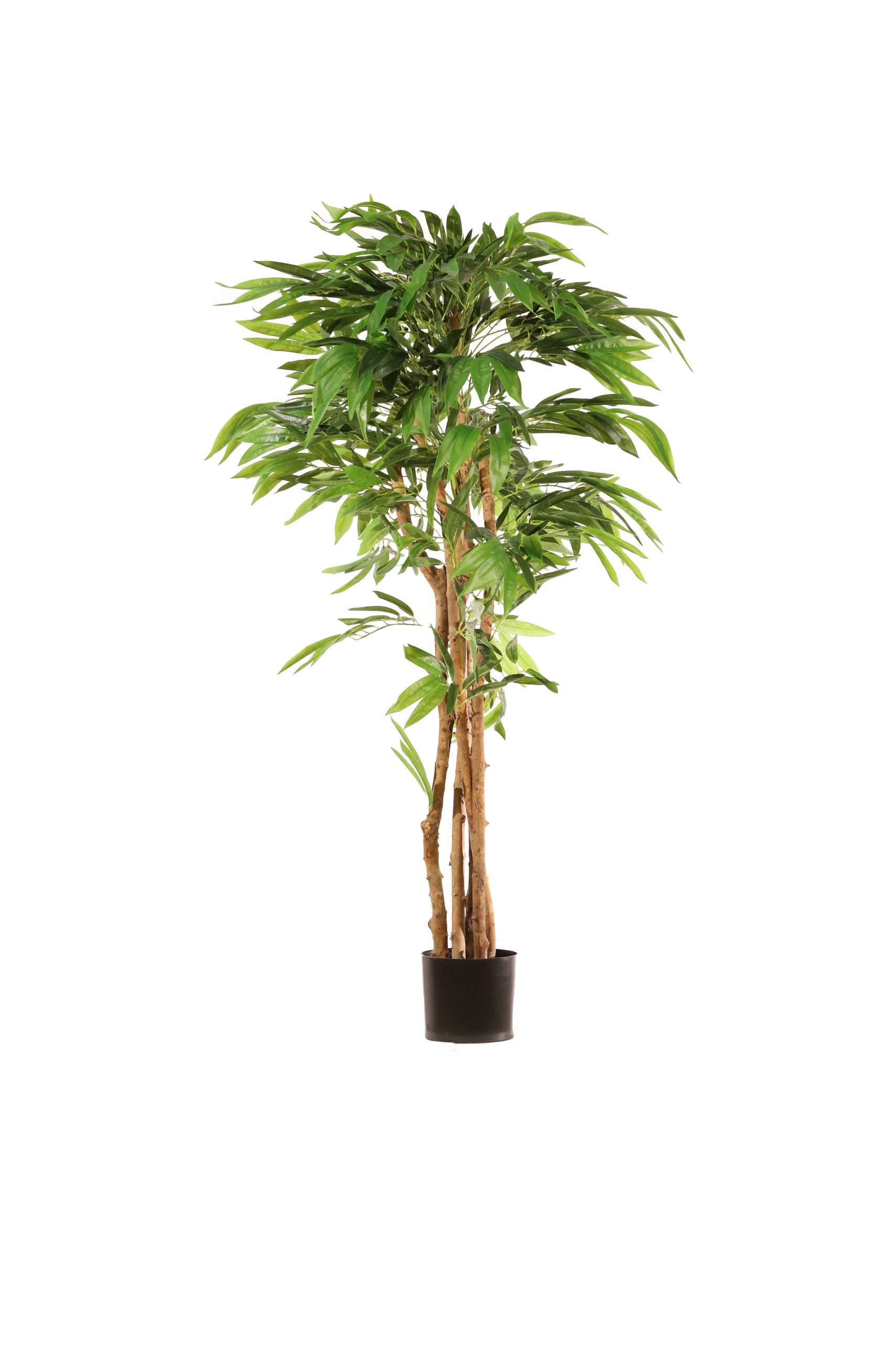Costway Albero Rose Bianche Artificiali 120cm - Tronco Vero