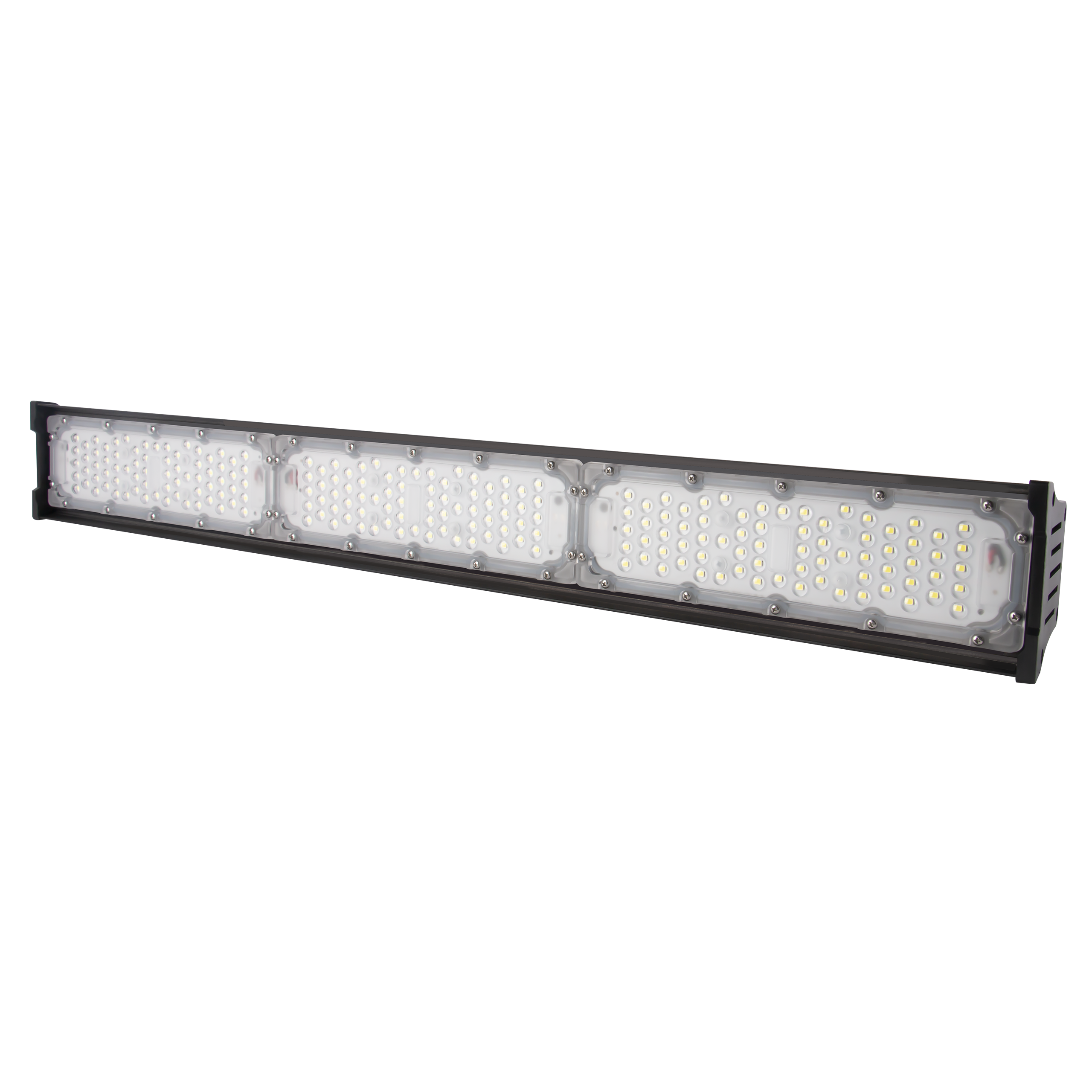 Lampa high bay liniowa LED POD 150W 768mm IP65 zimna biel 5000K czarna MasterLED