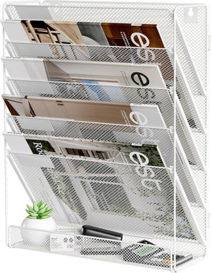 Lot De 2 Porte-lettres Muraux En Fer - Dimensions 44 X 78 Cm - Occasion En Bon état