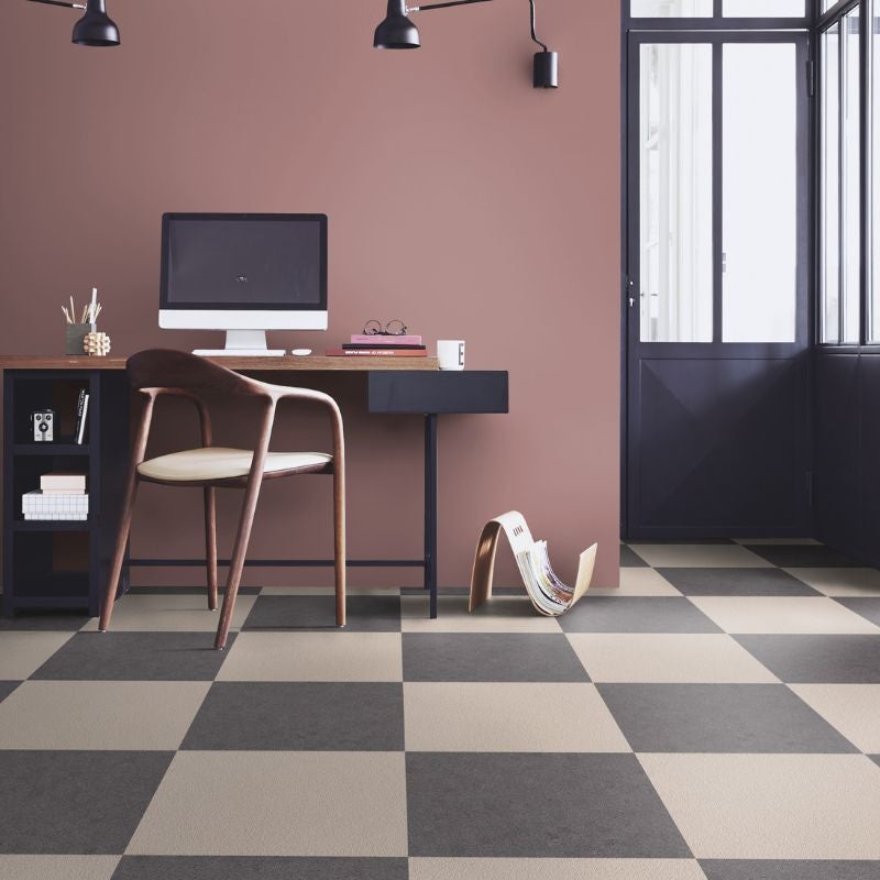 Arquiservi - Muestra Moqueta en losetas autoadhesiva Gris 50x50 cm | Fácil Instalación, Lavable y Antideslizante para Oficinas y Hogar - 3
