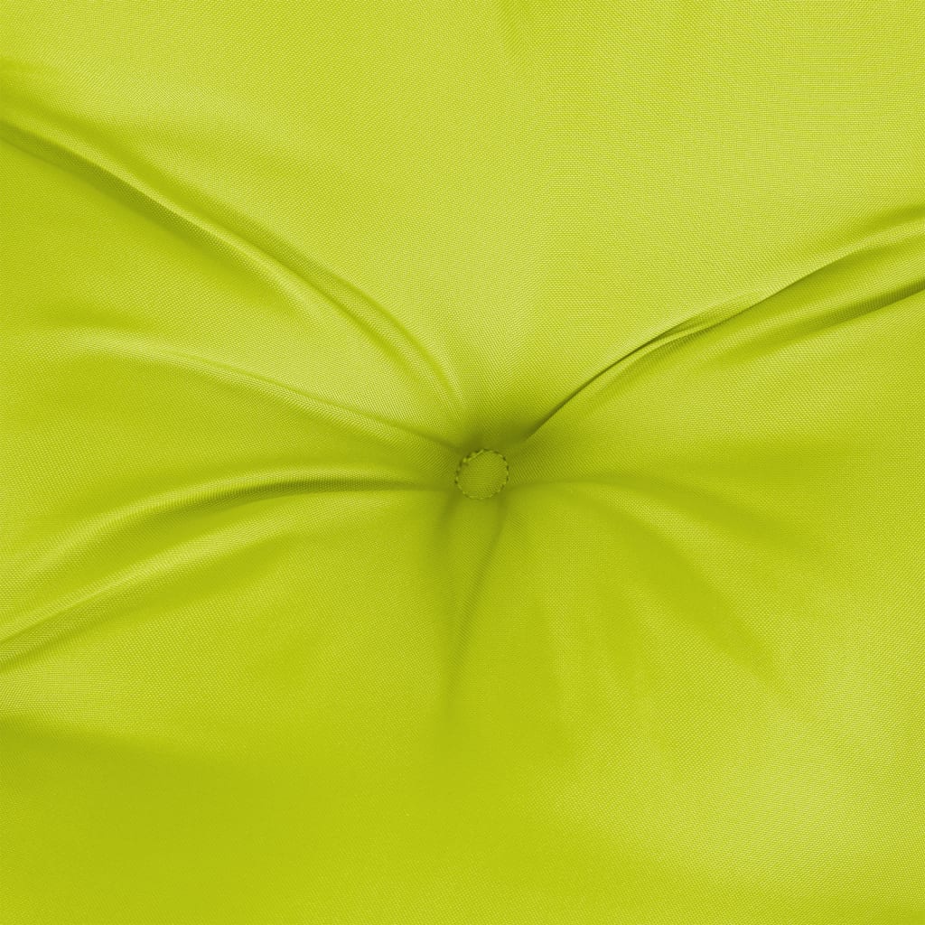 Cojín de banco de jardín tela Oxford verde claro 100x50x7 cm 100 x 50 x 7 cm / Verde - 5