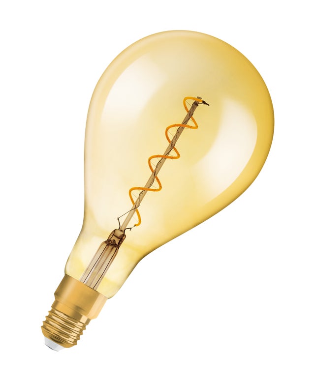 OSRAM Ampoule LED - E27 - Warm Comfort Light - 2000 K - 5 W - remplacement pour 28-W-Incandescent bulb - clair - Vintage 1906 LED DIM