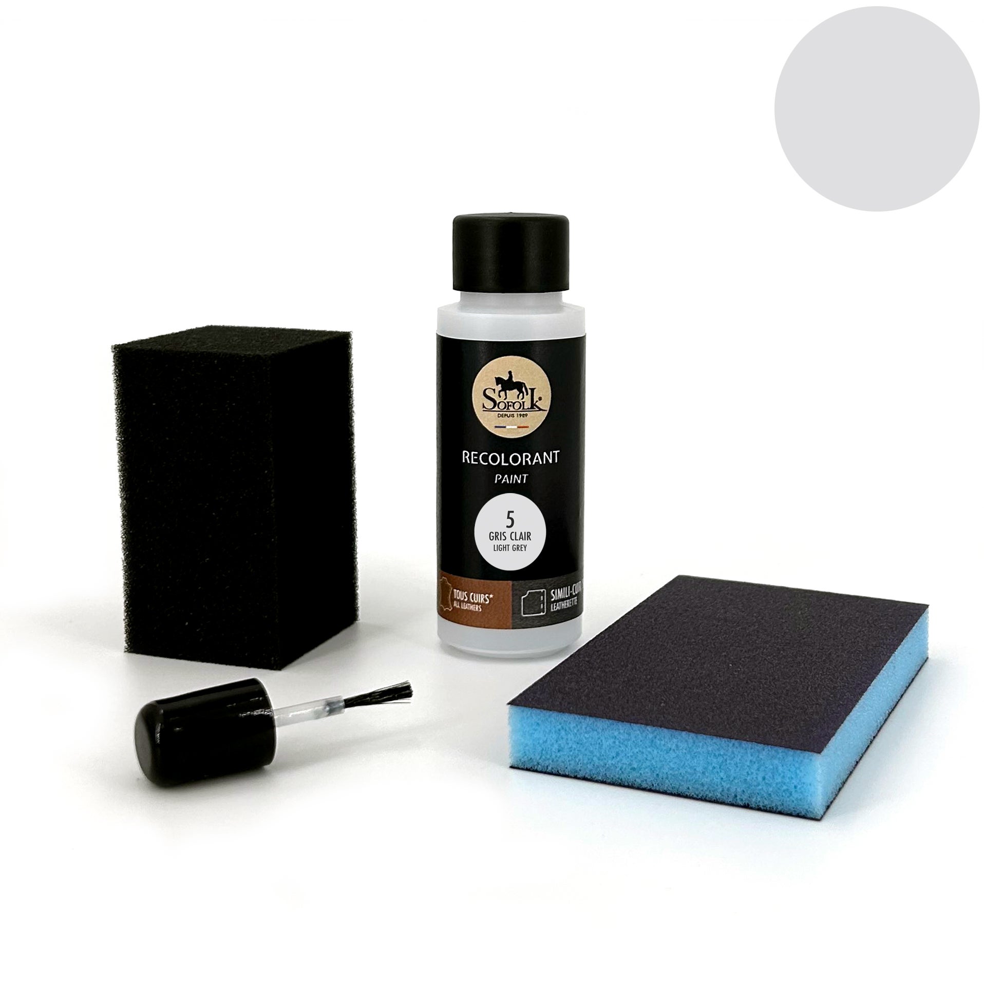 Furniture Clinic Sigillante per pelle – 500 ml, Finitura satinata. Ideale per articoli in pelle come divani, interni auto, borse, mobili e altro ancora