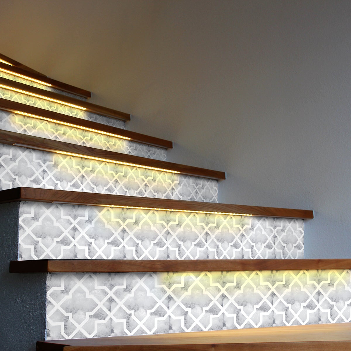 Adesivi alzata piastrelle di cemento faniga x 2 - Sticker adesivo - adesivi murali - 2striscedi15cmx105cm - 5