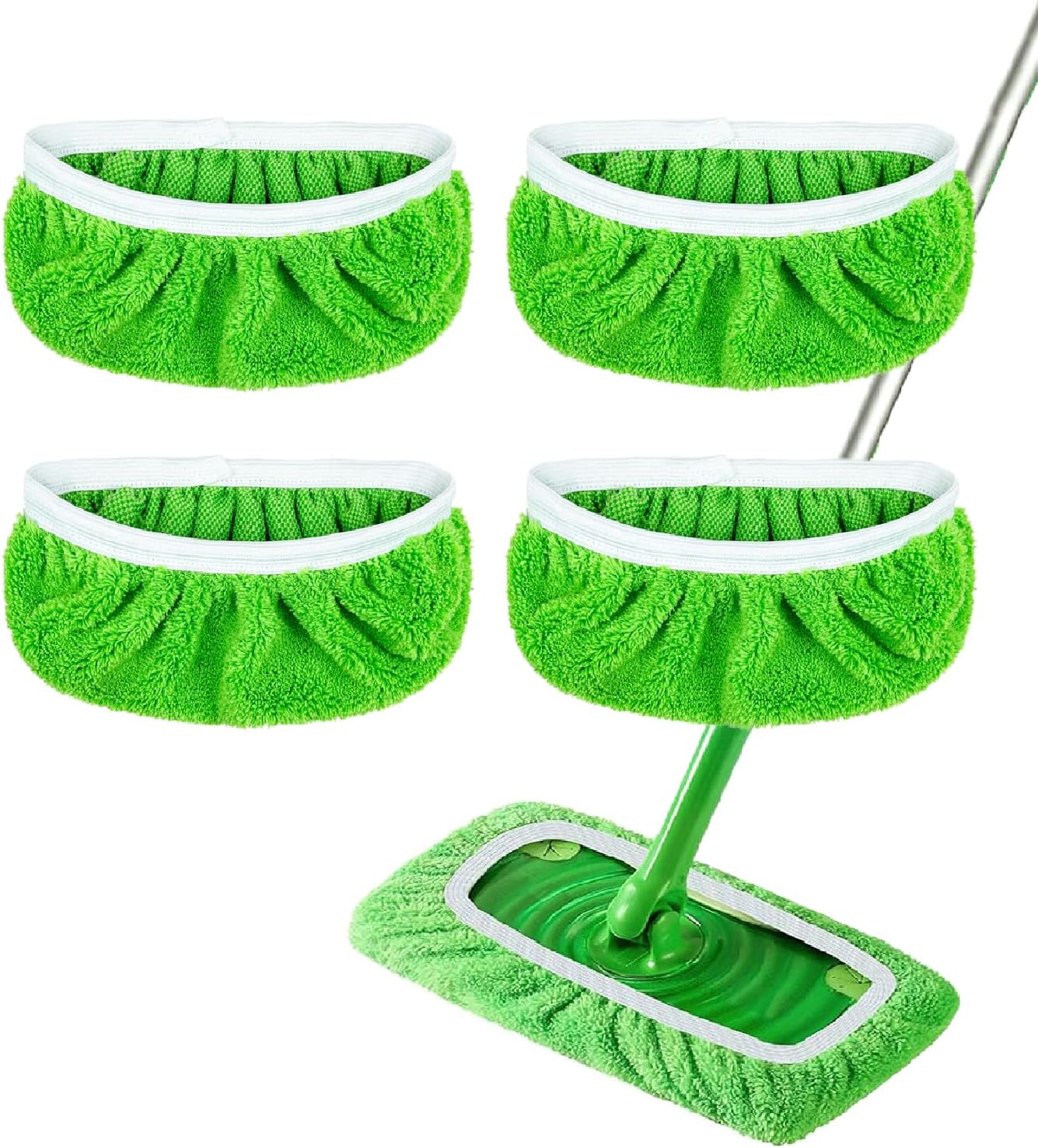Wielokrotnego użytku nakładki z mikrofibry do mopa Swiffer Sweeper - wkłady do głowic mopa, opakowanie 4 szt.
