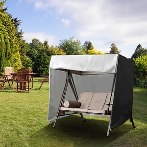 Coprisedia Impermeabile Per Giardino - 68x96x110x150 Cm - Protezione UV Per Sedie Impilabili E A Dondolo