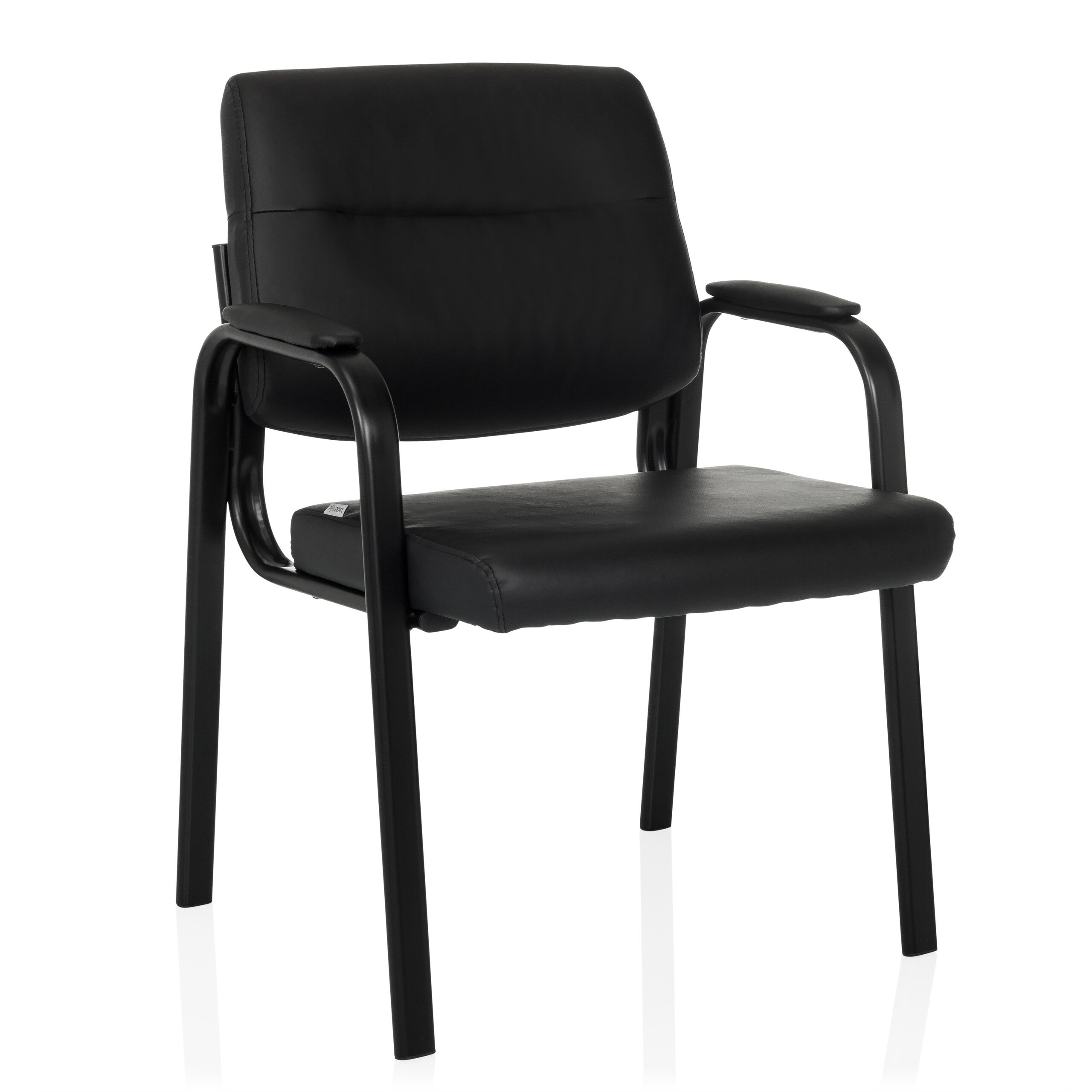 Krzesło dla gości Krzesło konferencyjne ADVIE V Czarny hjh OFFICE