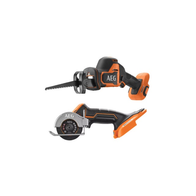 Pack AEG Sega a nastro - Mini sega multimateriale - 18 V - Subcompatta - Senza spazzole