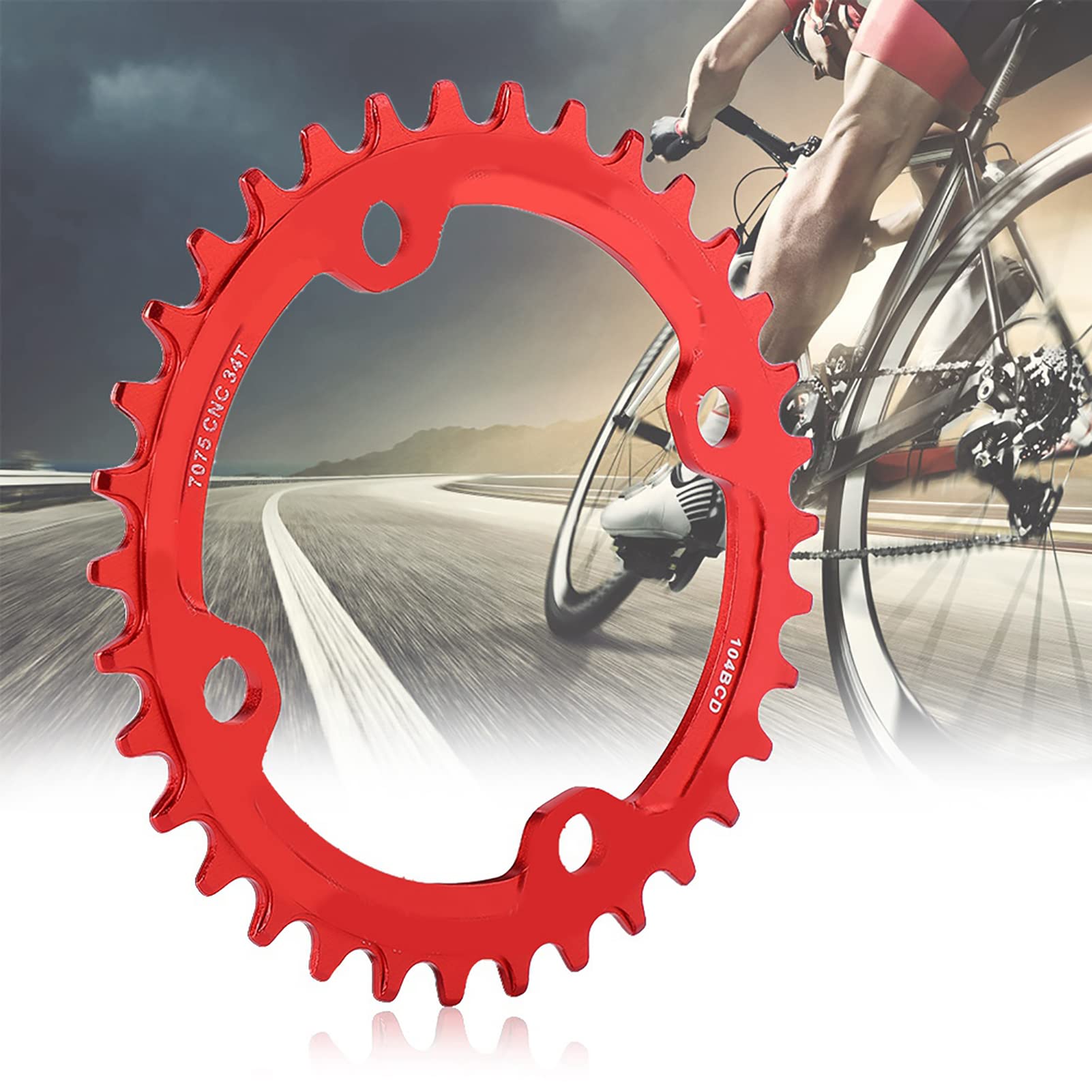 Anneau De Chaîne Intérieur TA Specialites – 34 Dents – 5x80 BCD – Neuf – Fabriqué En France