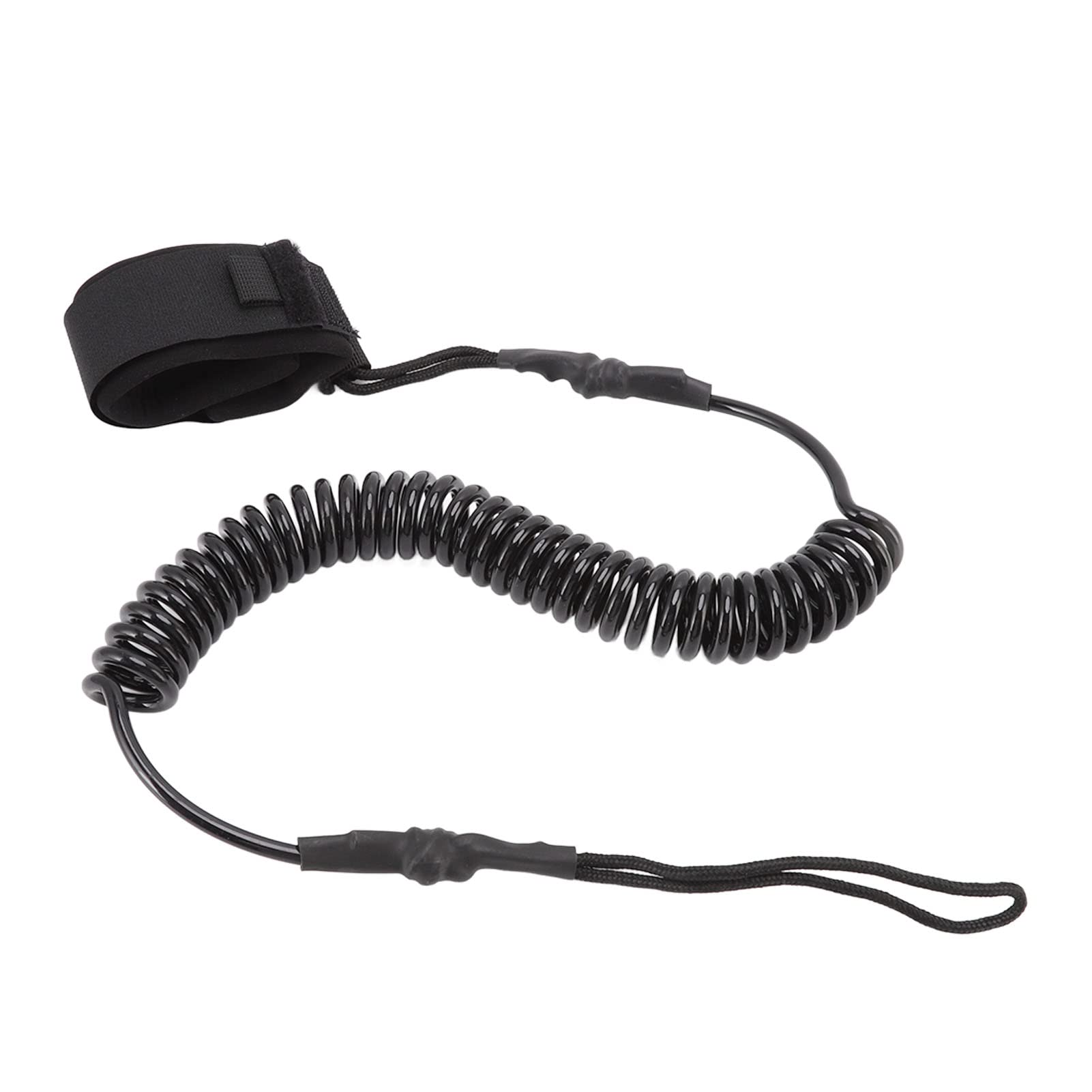 Fixation Cheville Mollet Surf Nimomo Leash Surf 5mm Pour Planche Paddle Et Surf - Corde De Sécurité Noire Robuste