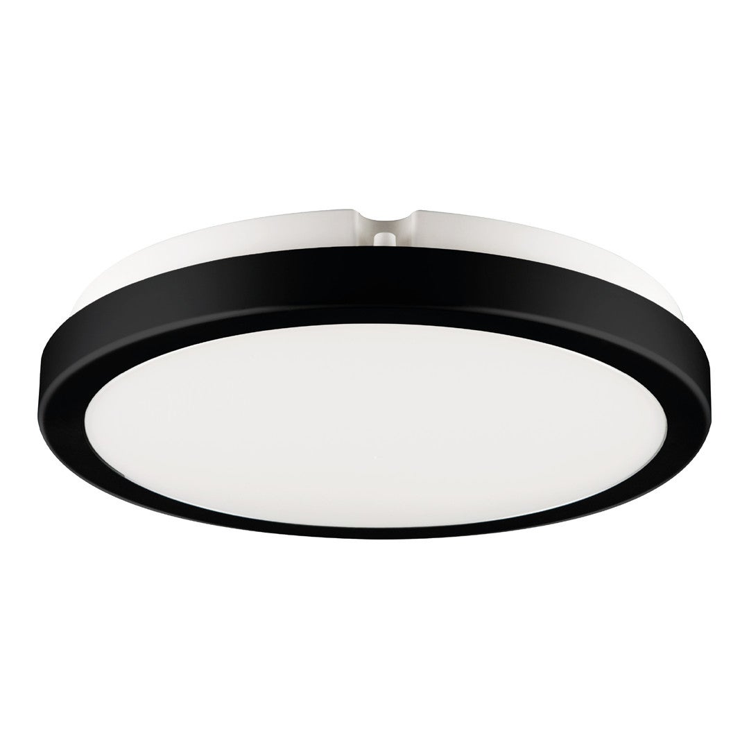 Plafon Vera okrągły czarno-biały LED 24W 4000K 2600lm wym: 6,3 x 28 cm IP65 tworzywo sztuczne Eko-Light