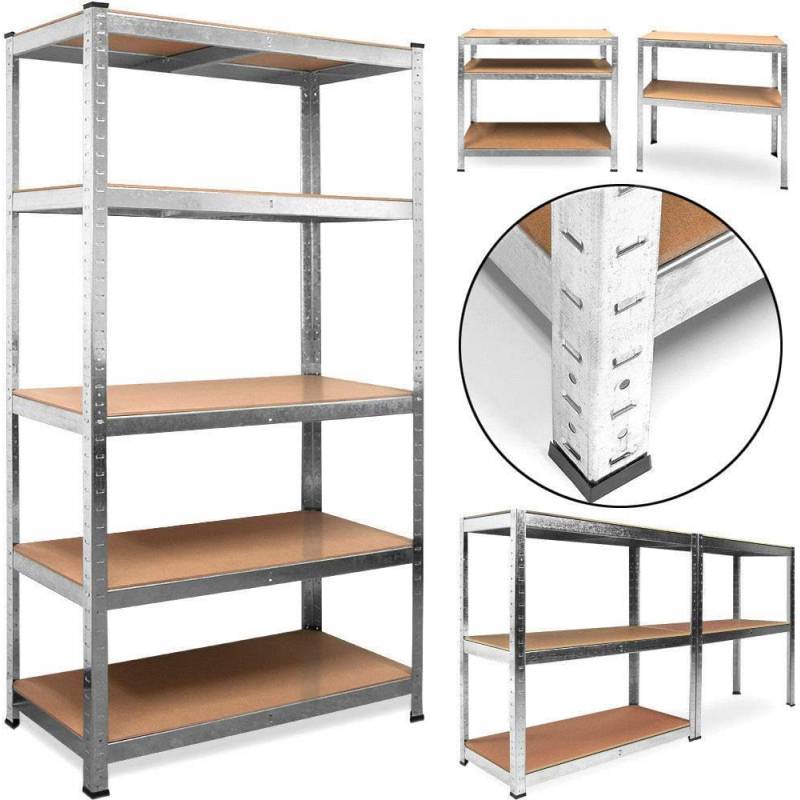 Nexel libreria scaffale, finitura nera, 61 cm l x 76,2 cm l x 160 cm H
