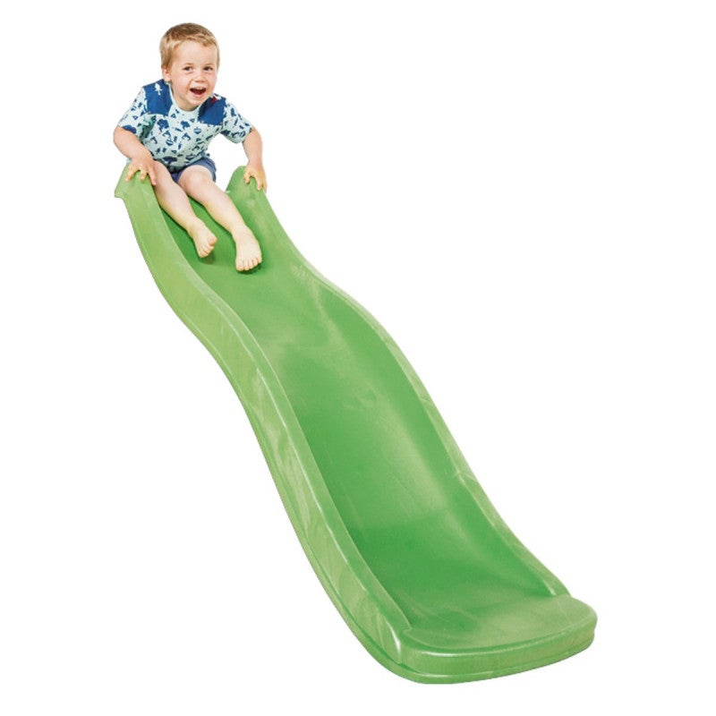 Glissière de toboggan avec vague en PEHD Tweeb 175cm vert lemon Kbt ...