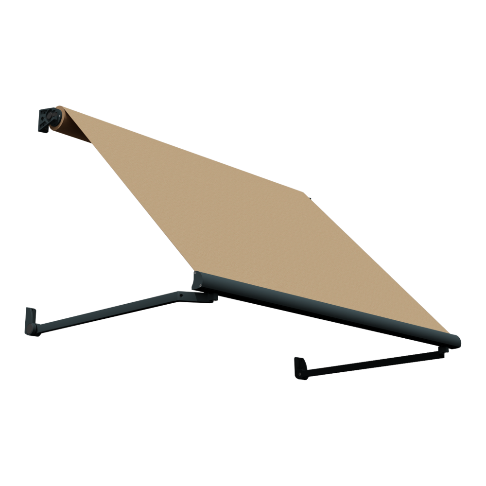 MILAN - Store projection simple (Taupe - Gris anthracite RAL7016ST - 3.00m x 1.50m) - 3