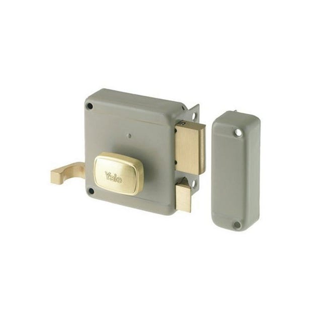 SERRATURA PATENT SCROCCO CILINDRO BORDO QUADRATO ENTRATA 50 NICHELATO YALE - Brico123 SERRATURA PATENT SCROCCO CILINDRO BORDO QUADRATO ENTRATA 50 NICHELATO YALE - Brico123