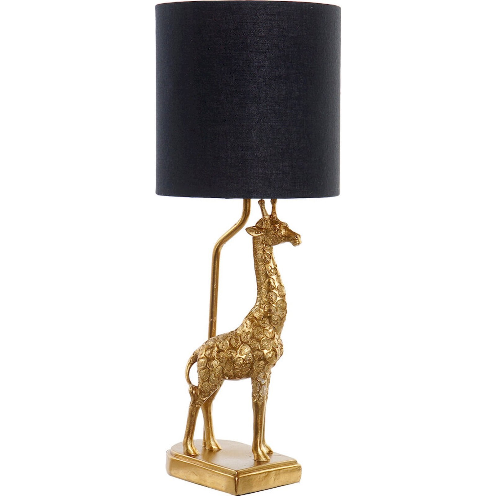 Lampe salon girafe dorée au design élégant 20 x 20 x 53 cm Doré avec