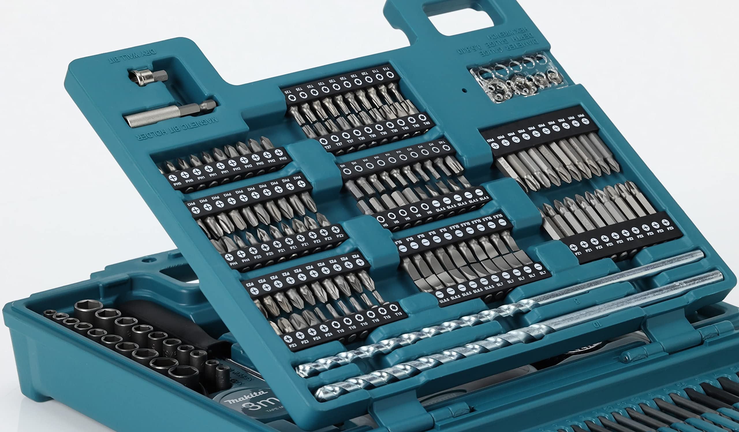 Jeu de forets et embouts à vis dans coffret (256 pcs) - MAKITA E-11689 - 5
