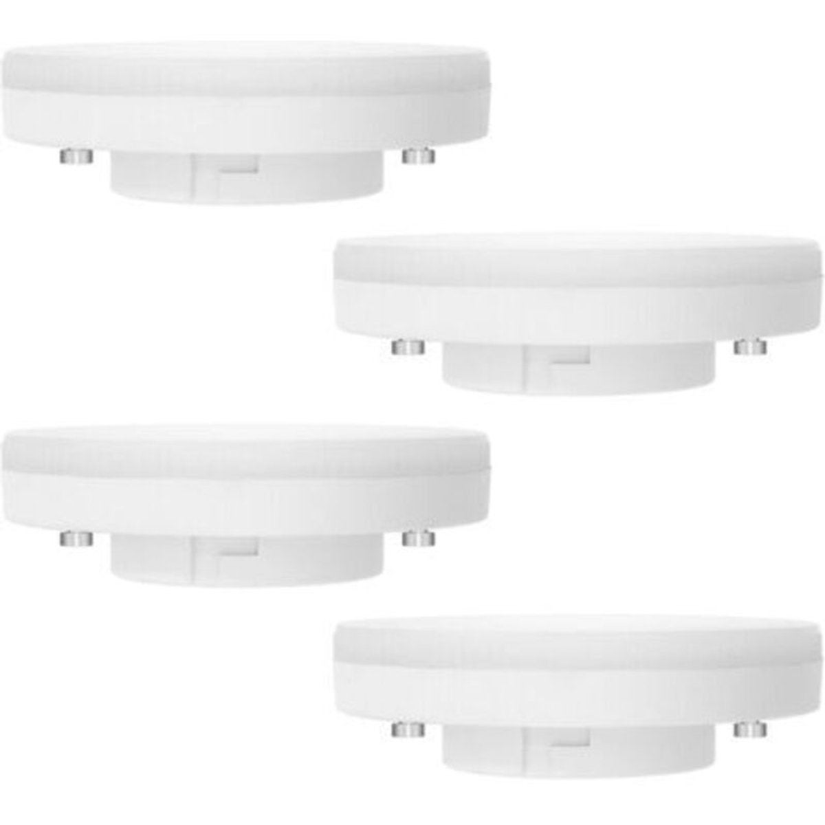 Bec LED GX53, 7 wați, lumină albă rece 6000K, fără reglarea intensității luminoase, echivalentul unui bec halogen de 50 wați. Spot LED GX53