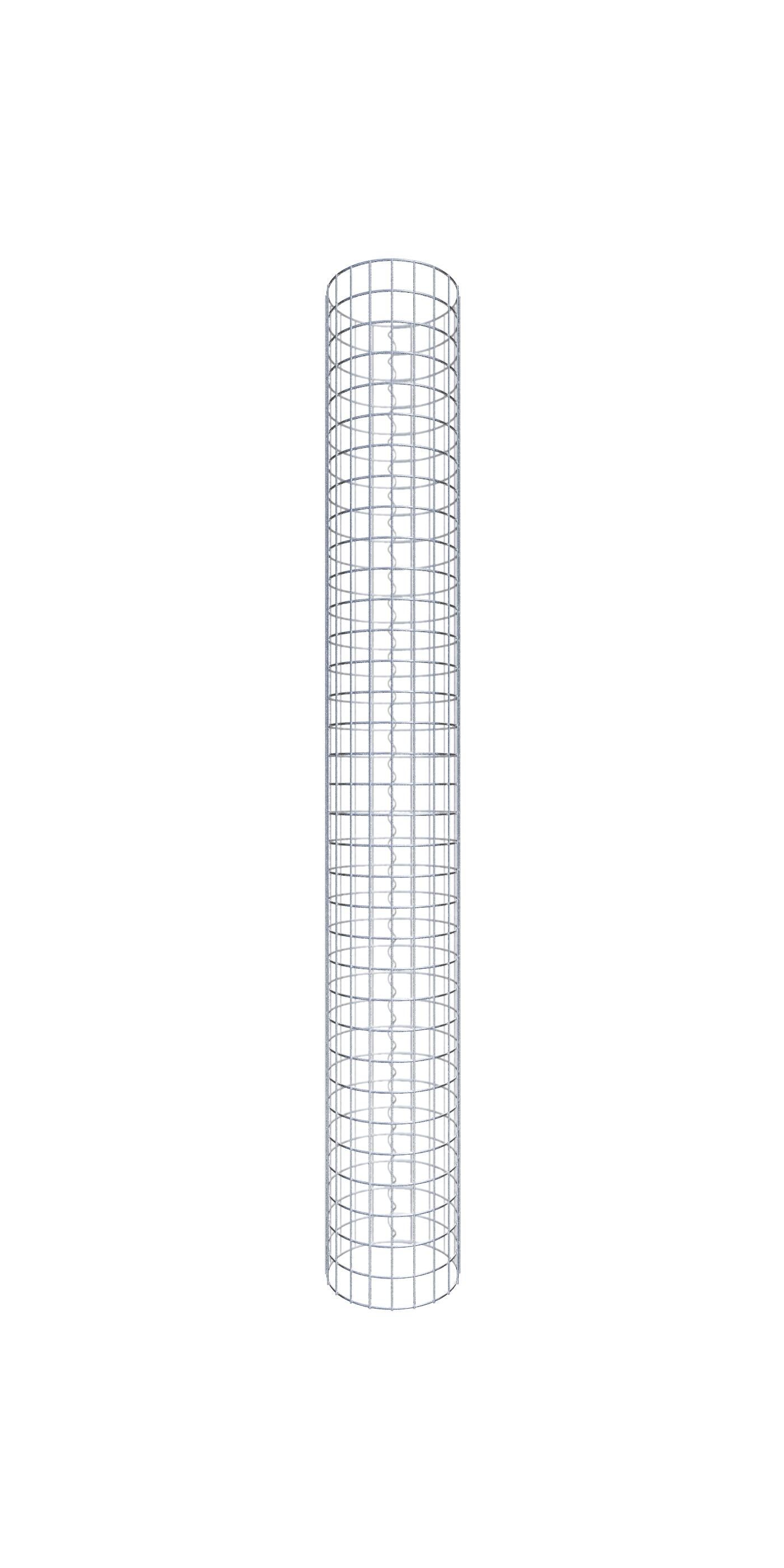 Kolumna gabionowa średnica 32 cm MW 5 x 5 cm okrągła - wysokość: 170 cm