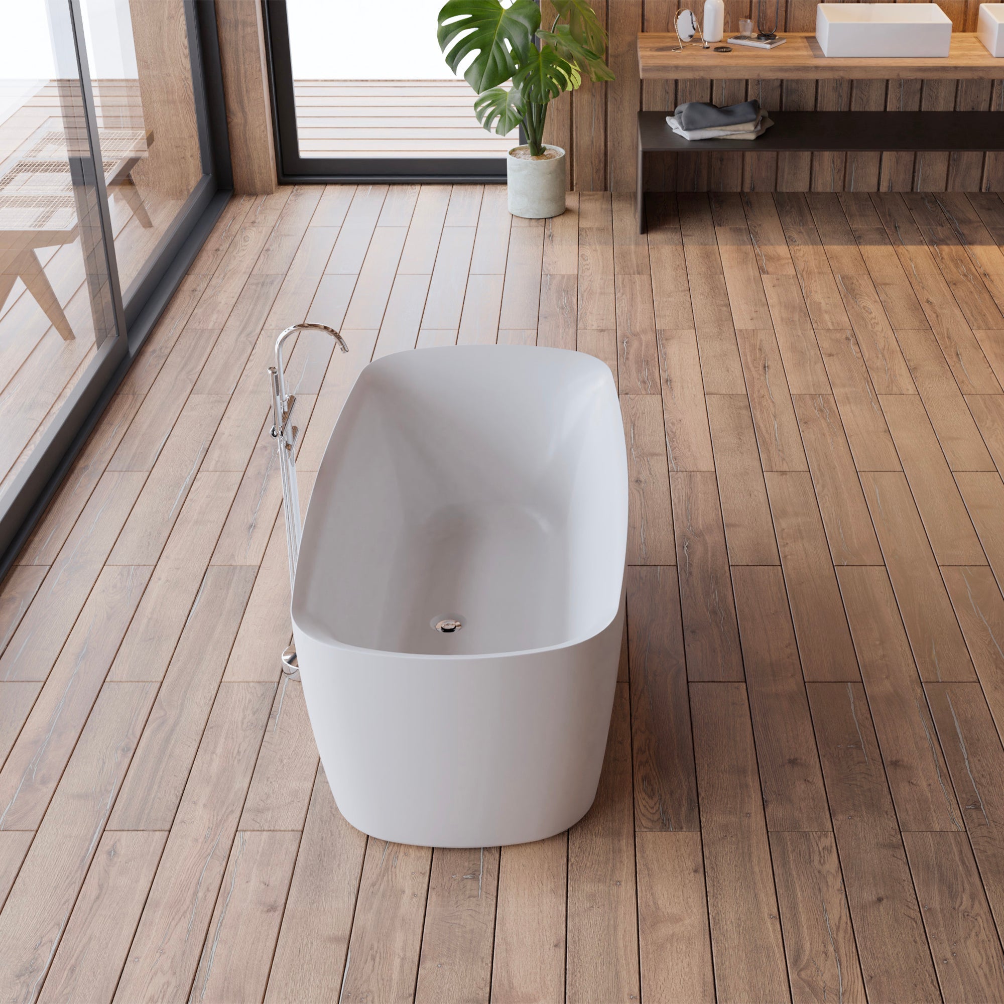 Baignoire Ilot Swing 170 blanche 170 x80 x58 cm, by SPALINA - 9