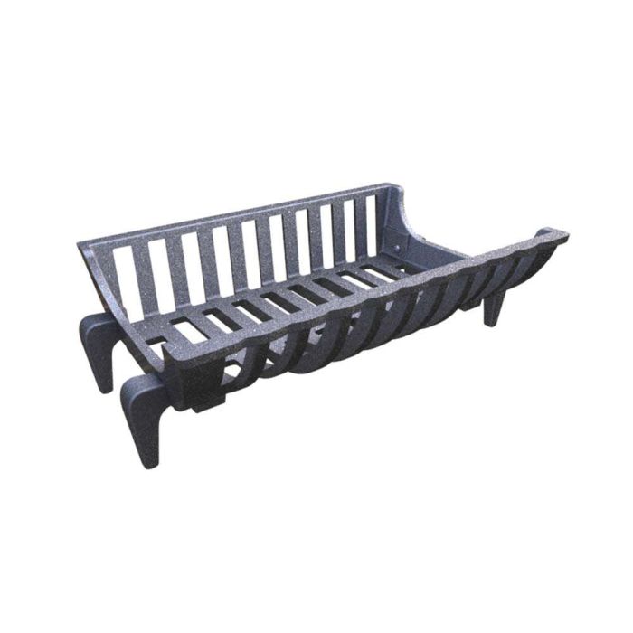 Support à bois en fonte pour cheminée cm A45-D42,5×28,5×15 H DS | Leroy ...