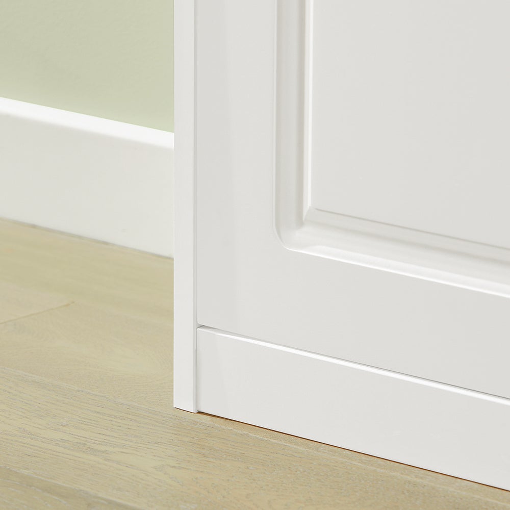 SoBuy Meuble à Chaussures Armoire à Chaussures avec 3 abattants, 12 Paires, Blanc, FSR94-W - 6