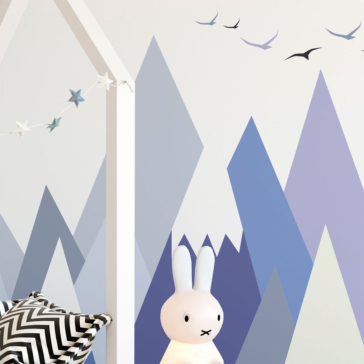 Adesivo bambino di montagna scandinavo solanka - Sticker adesivo - adesivi murali - 50x75cm - 5