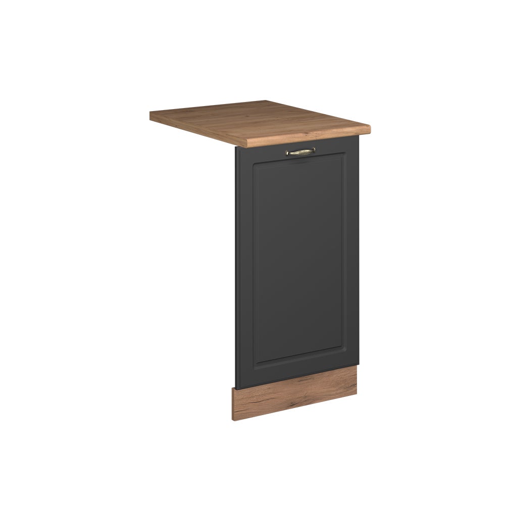 Vicco Panel przedni zmywarki Fame-Line, Antracytowo-złoty, 45 cm , BP Dąb