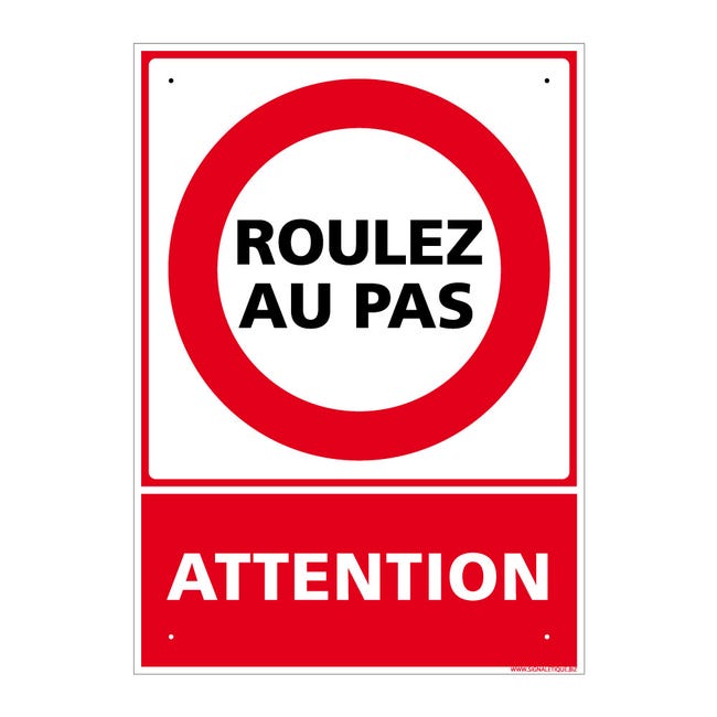 Voie privée Roulez au Pas - Panneau - Plaque Aluminium 3mm 400mm x 300mm Voie privée Roulez au Pas - Panneau - Plaque Aluminium 3mm 400mm x 300mm