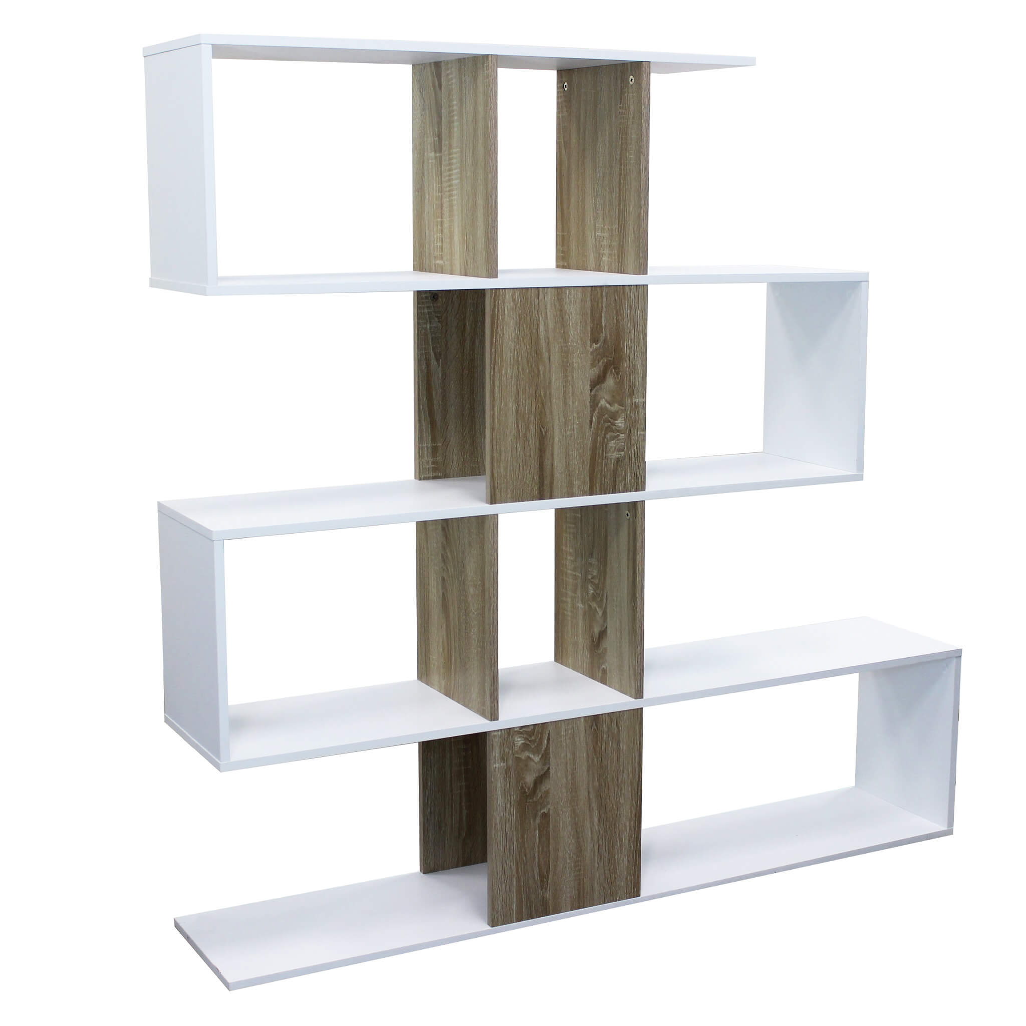 Libreria moderna di design in legno di design per salotto, soggiorno ...
