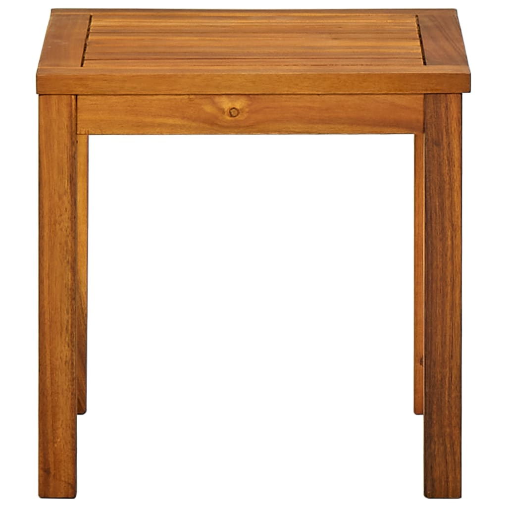 Maison Exclusive - Lettino Prendisole con Tavolino Massello di Acacia e Textilene - 7