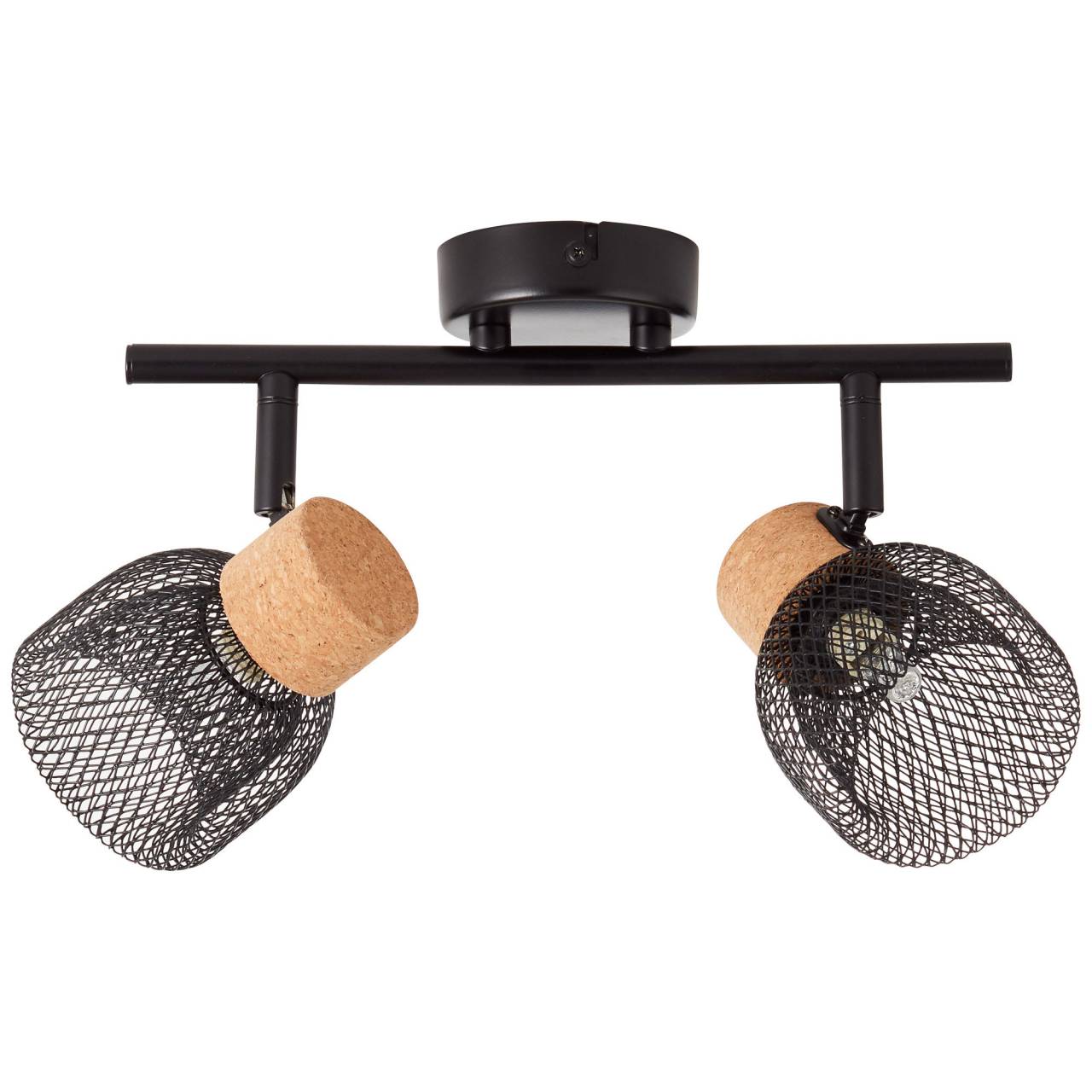 Lampa BRILLIANT, lampa stołowa Odar czarny / beżowy, 1x A60, E27, 42W, z wyłącznikiem sznurkowym - 5
