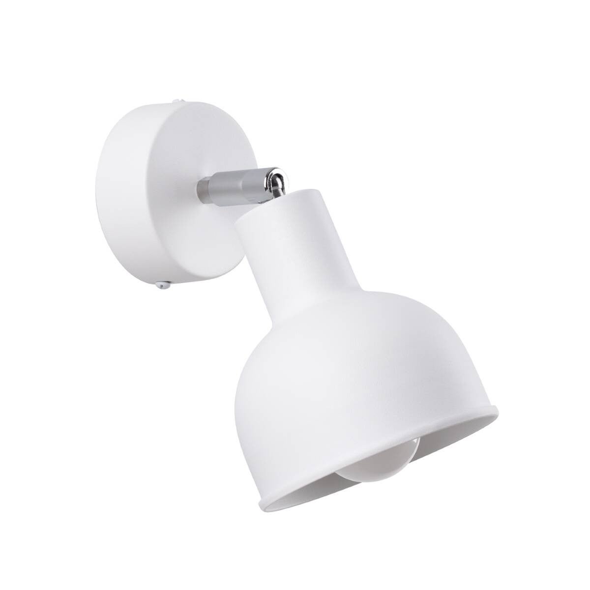 Kinkiet ścienny Elba biały 1xE27x15W do czytania wym: 27,2 x 11 x 19 cm metal IP20 Sollux Lighting