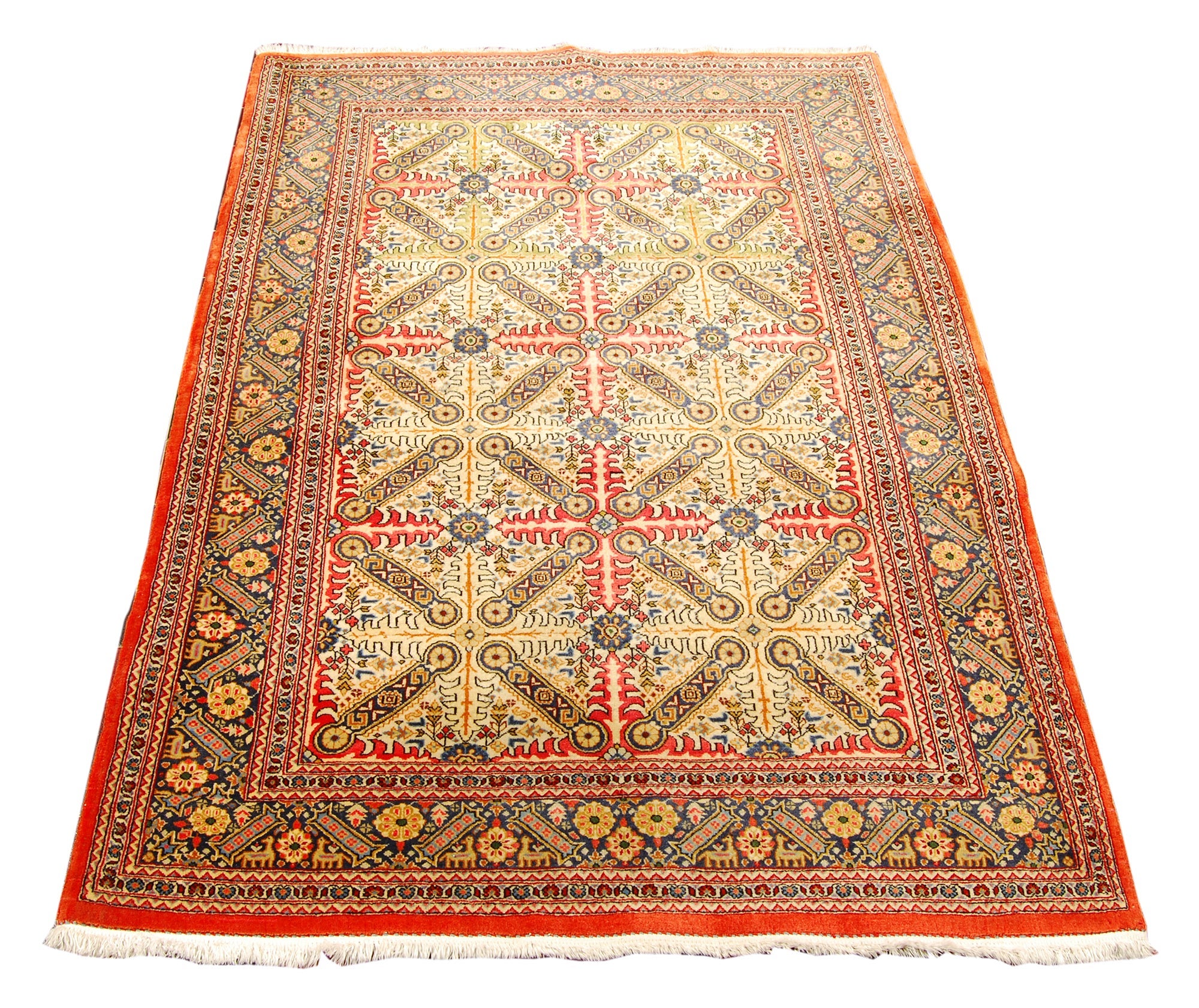 Oryginalny ręcznie robiony dywan orientalny, wymiary: 150x103 cm z certyfikatem autentyczności